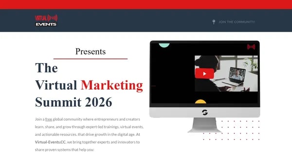 Enhance Your Skills at the Virtual Marketing Summit 2026 Cover
